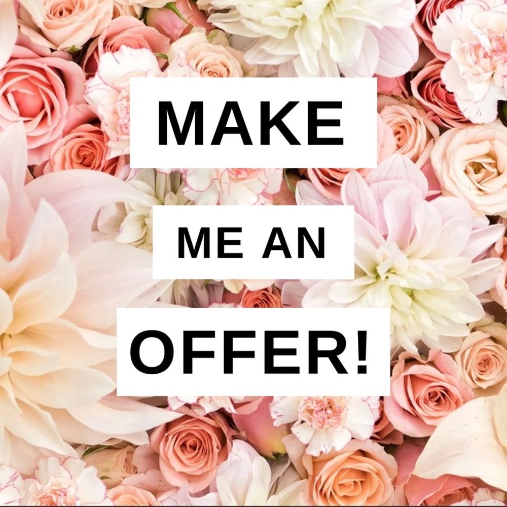 Accepting all reasonable offers!